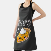 Je wilt een stuk Thanksgiving Pie. Schort (Insitu)