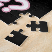 Je wilt een stuk van mij. Boze taart grappige cart Legpuzzel (Zijkant)