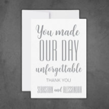 "Je wilt er zijn" Minimalistische Save-the-Date