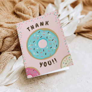 Je wilt het Baby shower niet missen, bedankt kaart