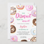 Je wilt het missen Waterverf Verjaardag Kaart (Voorkant)