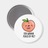 Je wilt me een grappige fruitpun laten zien. magneet (Voorkant / Achterkant)