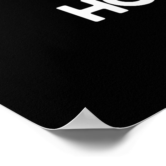 Je wilt niet dat je koffie heet was zoals ik donke poster (Hoek)