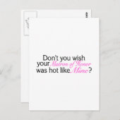 Je wilt niet dat je kronkel heet was als Mi. Briefkaart (Voorkant / Achterkant)