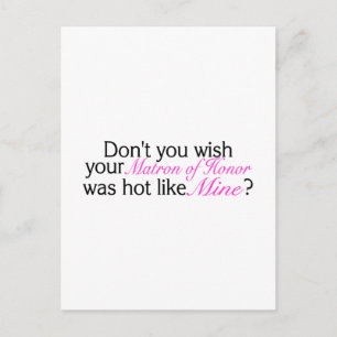 Je wilt niet dat je kronkel heet was als Mi. Briefkaart