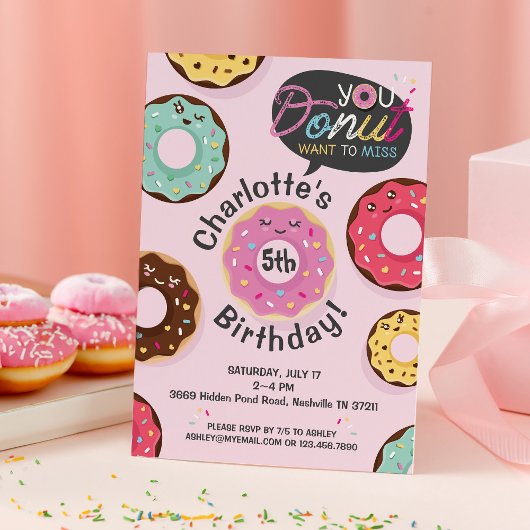 Je wilt niet meindigen... met de Donut Birthday Pa Kaart