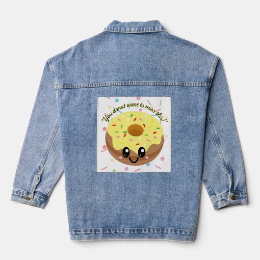 JE WILT NIETS MISSEN DENIM JACKET (Achterkant)