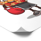 Je wilt pizza van mij grappige gym workout boksen poster (Hoek)
