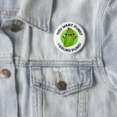 Je wilt Puns I Gourd Puns Funny Veggie Pun Ronde Button 5,7 Cm (In situ)