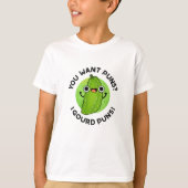 Je wilt Puns I Gourd Puns Funny Veggie Pun T-shirt (Voorkant)