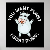 Je wilt Puns Ik ga schimmelen. Poster (Voorkant)