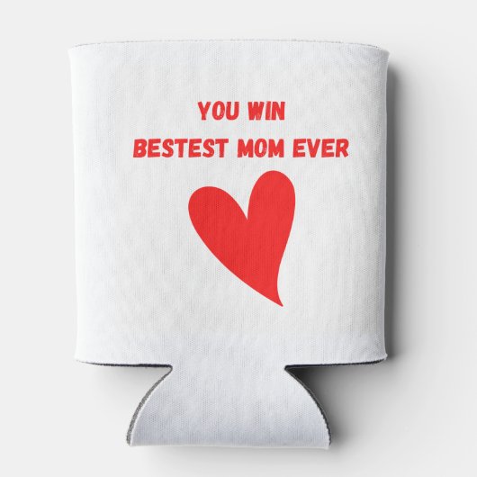 Je wint de beste moeder op een blikjeskoeler (Achterkant)