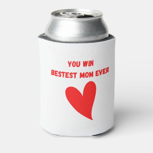 Je wint de beste moeder op een blikjeskoeler (Blikje Achterkant)