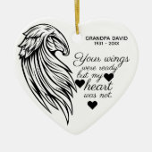 Je woningen waren klaar voor persoonlijke foto-Mem Keramisch Ornament (Voorkant)