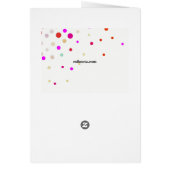 Je woorden met Happy Cake Lady en ballonnen (Achterkant)