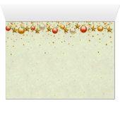 Je woorden met vintage kerstversiering (Binenzijde Horizontaal (Onderkant))