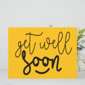 Je word snel weer beter. Van harte beterschap ! Kaart (Staand voorkant)
