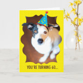 Je wordt 60ste verjaardag Kaart (Gele Bloem)