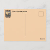 Je wordt bemind ansichtkaart briefkaart (Achterkant)