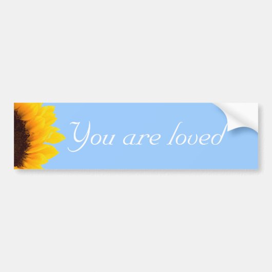 Je wordt bemind Bumper Sticker (Voorkant)