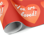 Je wordt bemind cadeaupapier (Rol Hoek)