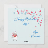 Je wordt bemind Katten Valentijn Feestdagenkaart (Achterkant)