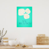 Je wordt bemind kinderkamer muur kunst print (Keuken)