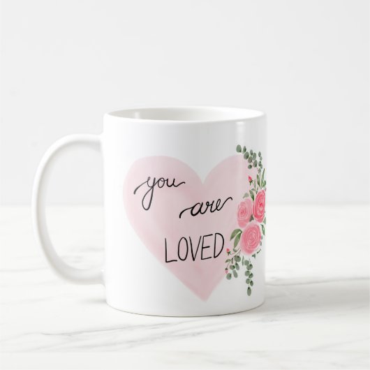 Je wordt bemind koffiemok (Links)