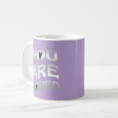 Je wordt bemind koffiemok (Voorkant links)