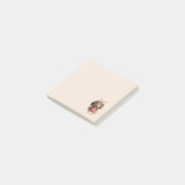 Je wordt bemind – Moppige Dachshund-plakbriefjes Post-it® Notes (Schuin)