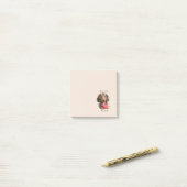 Je wordt bemind – Moppige Dachshund-plakbriefjes Post-it® Notes (Op bureau)