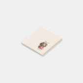 Je wordt bemind – Moppige Dachshund-plakbriefjes Post-it® Notes (Schuin)
