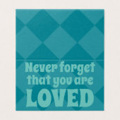 Je wordt bemind Platonic Valentijnsdag kaart 25 st (Buitenkant ongevouwen)