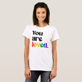 Je wordt bemind t-shirt (Voorkant volledig)