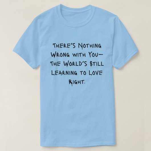 je wordt bemind t-shirt (Design voorkant)
