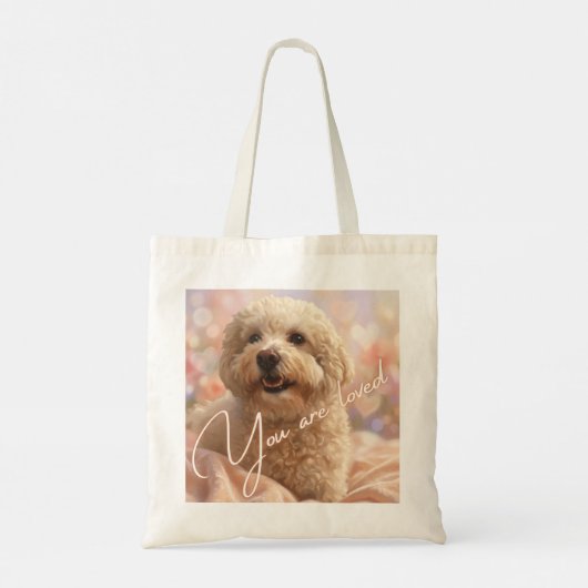 Je wordt bemind tote bag (Achterkant)