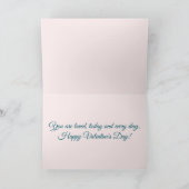 Je wordt bemind valentijnskaart feestdagen kaart (Binnen)