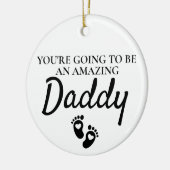 Je wordt een geweldige papa keramisch ornament (Links)