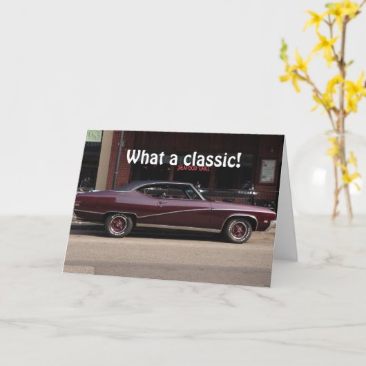 JE WORDT EEN KLASSIEK MET ELKE GROTE DAG KAART (Gele Bloem)