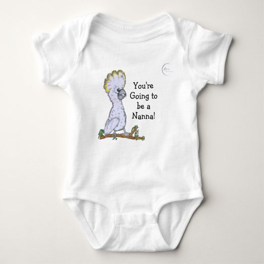 Je wordt een Nanna! Baby Romper (Voorkant)