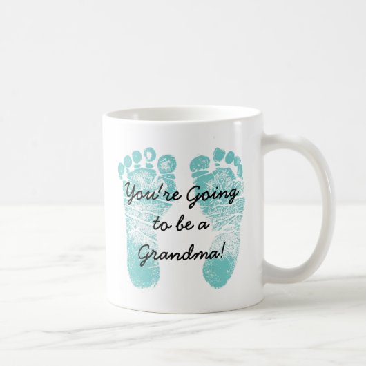 Je wordt een oma koffie-mok koffiemok (Rechts)