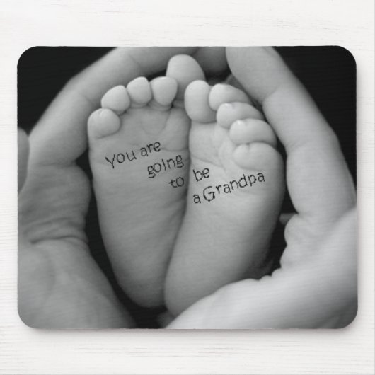 Je wordt een opa muismat (Voorkant)