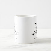 Je wordt een opa penseel met briefjes koffiemok (Center)