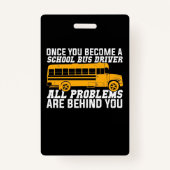 Je wordt een schoolbuschauffeur badge (Voorkant)