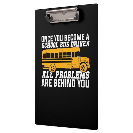 Je wordt een schoolbuschauffeur klembord (Links)