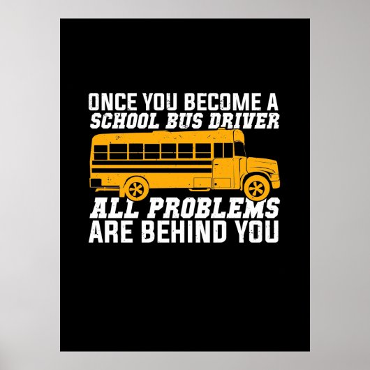 Je wordt een schoolbuschauffeur poster (Voorkant)