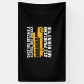 Je wordt een schoolbuschauffeur spandoek (Verticaal)