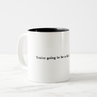 Je wordt een vader...gewoon gezegde.  Coffee Mu Tweekleurige Koffiemok