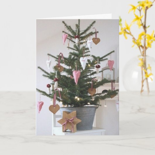 **JE WORDT EEN ZEER MERRY CHRISTMAS GEWIST** KAART (Gele Bloem)