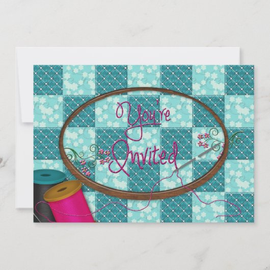 JE WORDT GEÏNVITEERD - INVITATIE - ZOEKEN/KIJKEN E KAART (Voorkant)